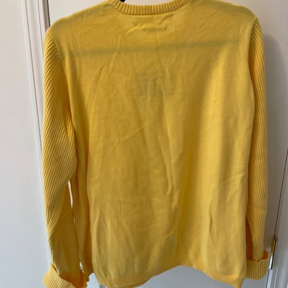 Tommy Hilfiger Yellow Sweater with Logo, size 1X - Picture 2 of 5